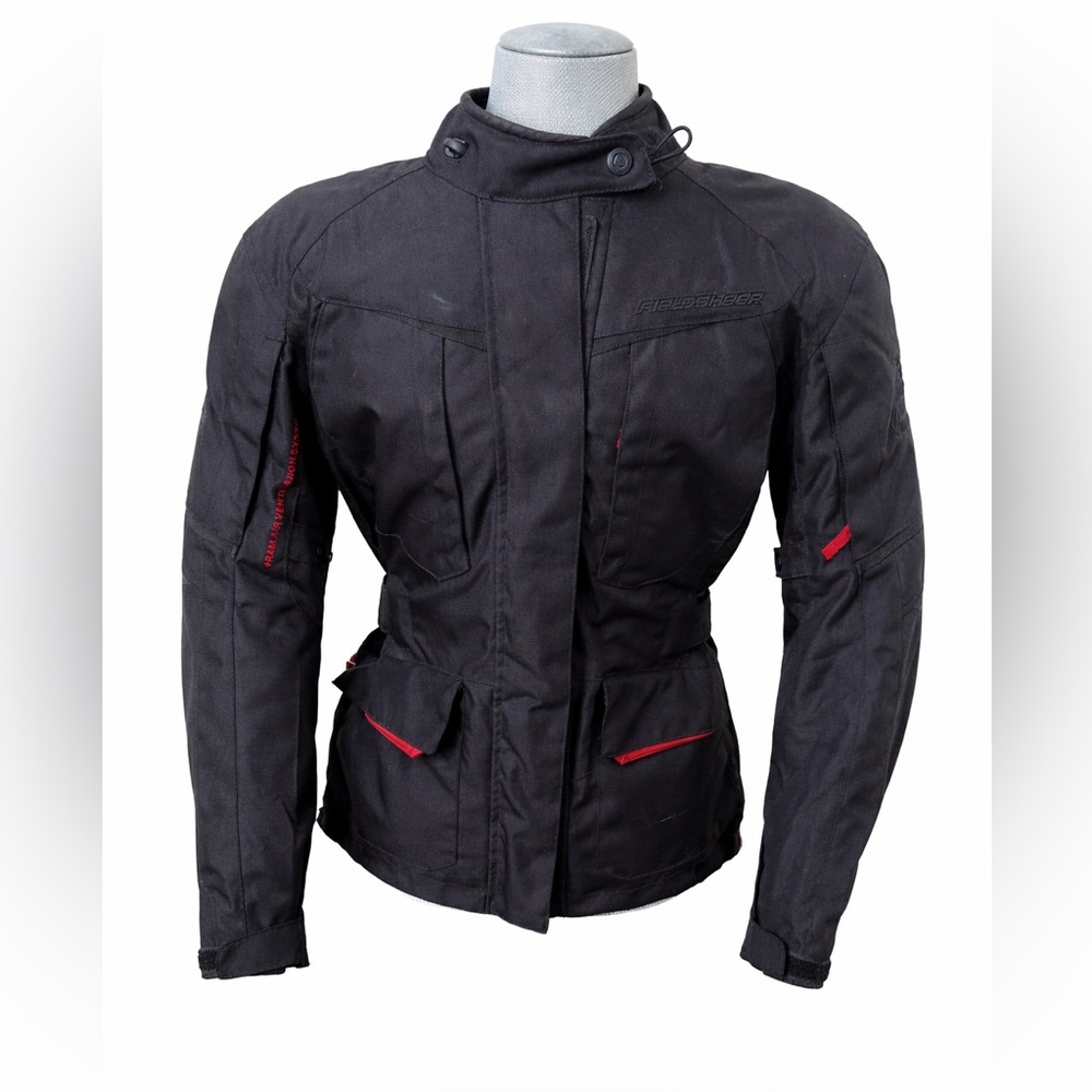 FieldSheer Women’s Small Black Armored Carbolex HD Motorcycle Riding Jacket
